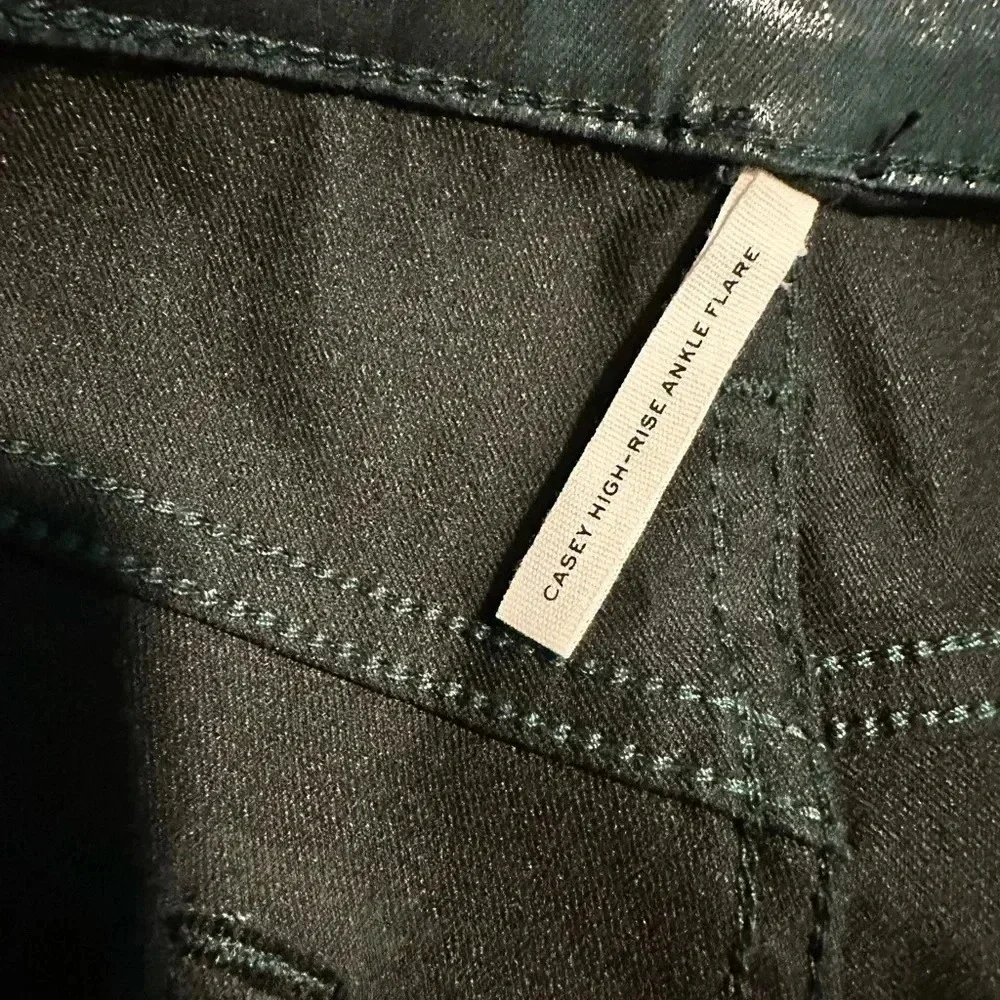 Rag & Bone Casey High-Rise Ankle Flare Coated Pine Grove NWT size 30 - Picture 8 of 10